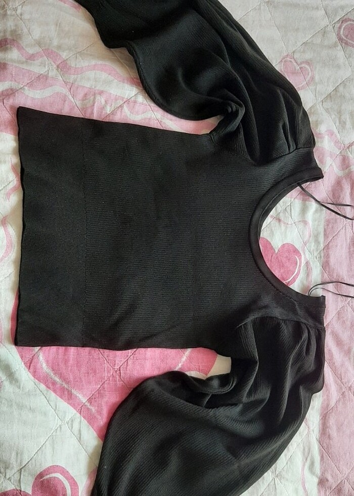 Mango karpuz kollu bluz triko  - Görsel 3