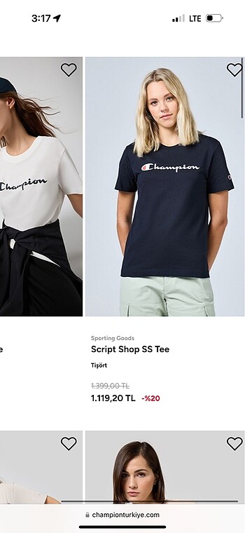 Diğer Champion Tshirt