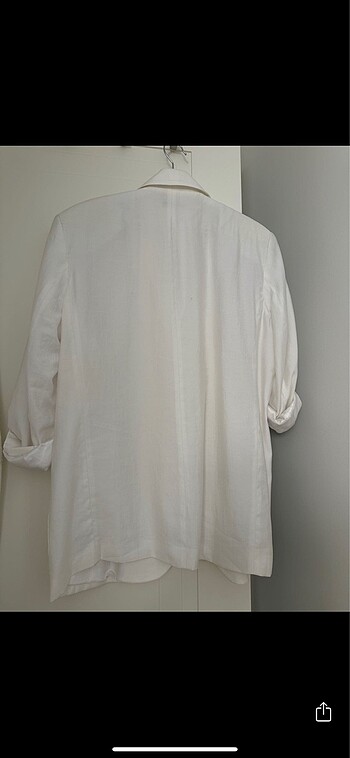 xs Beden beyaz Renk New mission oversize ceket