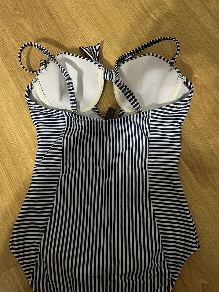 Zebra Desenli Strappy Mayo - Görsel 4