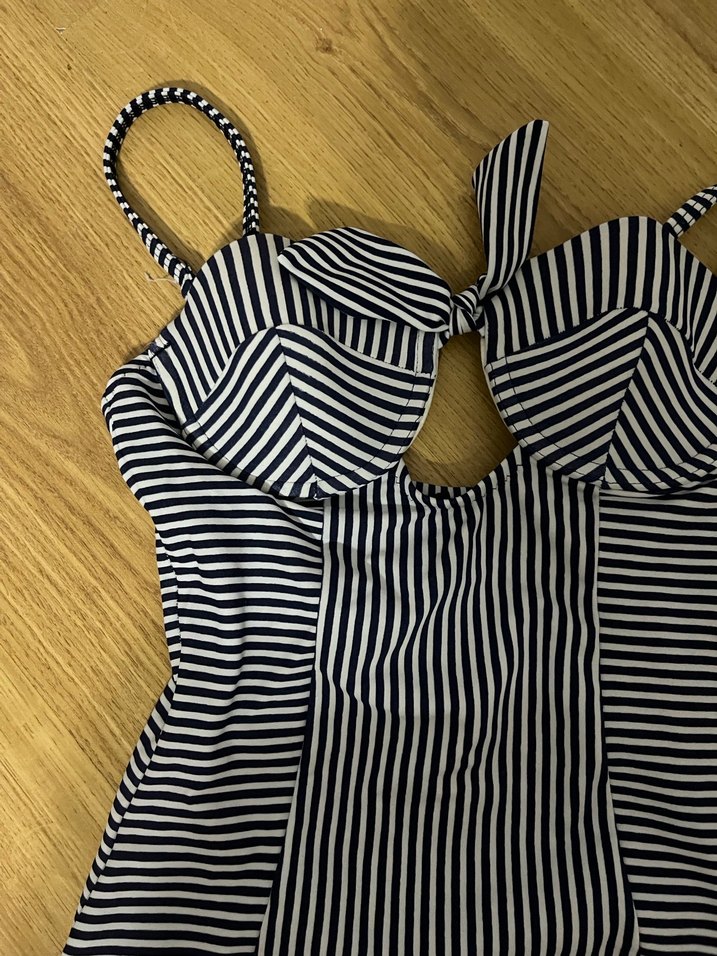 Zebra Desenli Strappy Mayo - Görsel 2