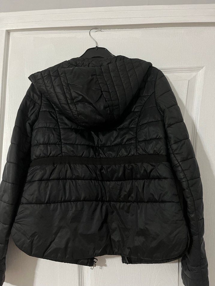 Siyah Fermuarlı Kadın Ceket - Görsel 3