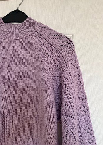 Mor Örgü Bohem Kadın Kazak - Görsel 2