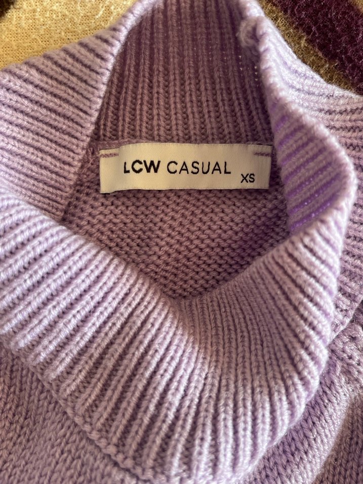 Mor Örgü Bohem Kadın Kazak - Görsel 4