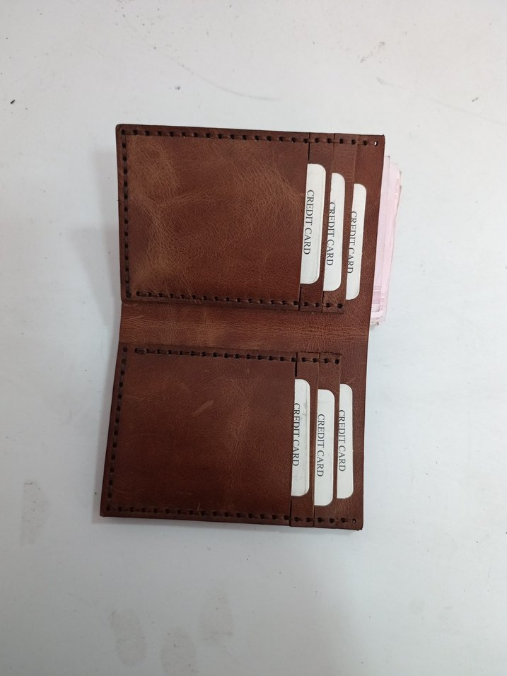 Kahverengi Minimalist Erkek Cüzdan - Görsel 2