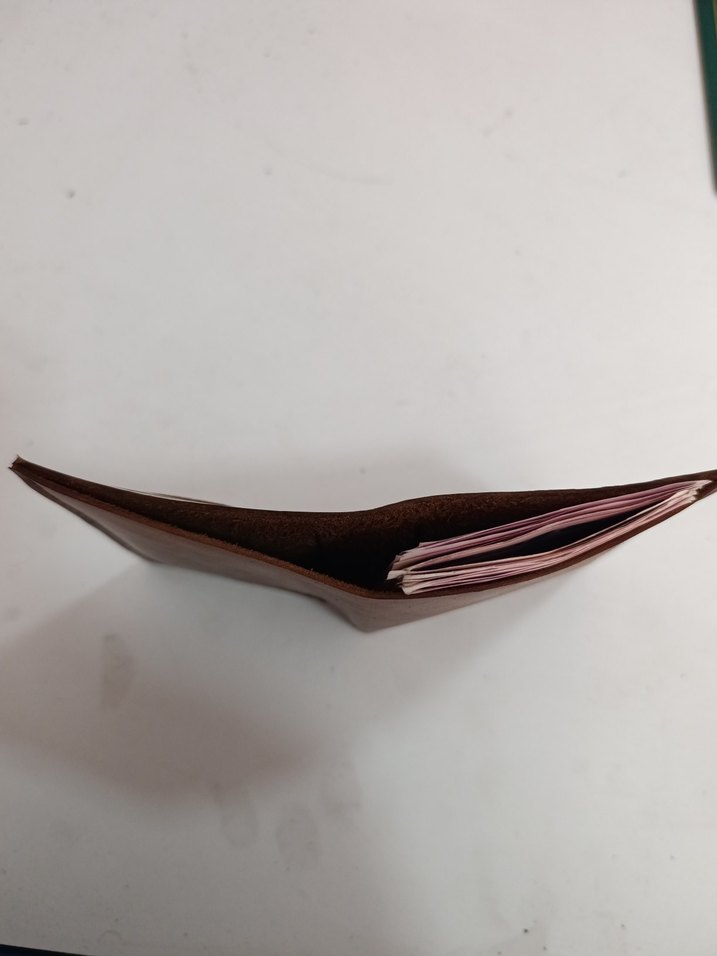 Kahverengi Minimalist Erkek Cüzdan - Görsel 4