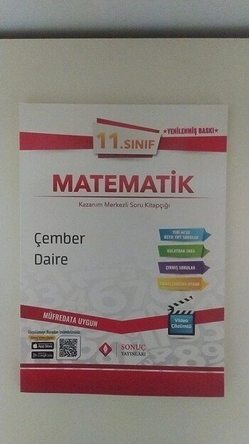 SONUÇ YAYINLARI 11.SINIF MATEMATİK ÇEMBER VE DAİRE FASİKÜLÜ 