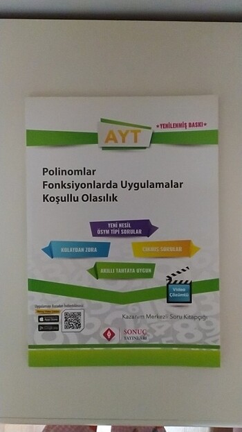 SONUÇ YAYINLARI AYT MATEMATİK POLİNOM FONKSİYON OLASILIK FASİKÜL