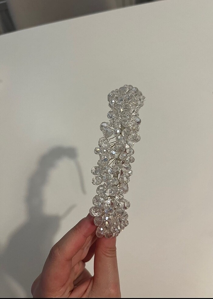 Boncuklu gelin tacı - Görsel 3