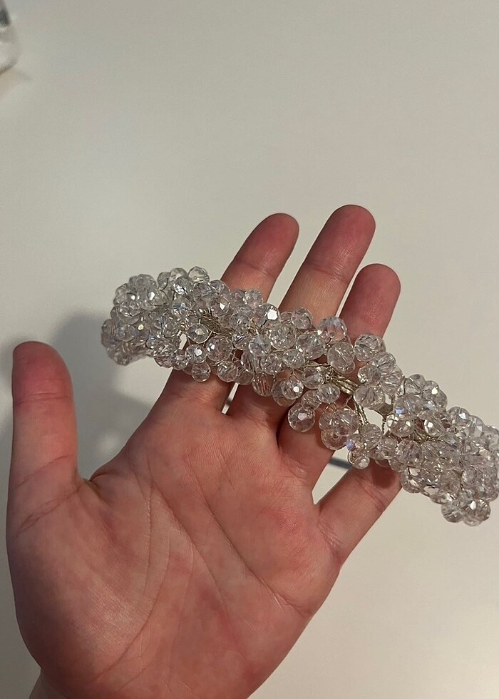 Boncuklu gelin tacı - Görsel 2