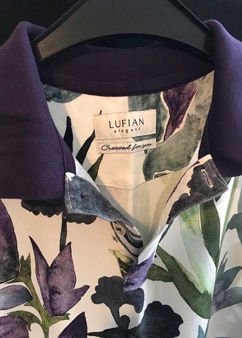 Mor Baskılı Kısa Kollu Gömlek - Görsel 3