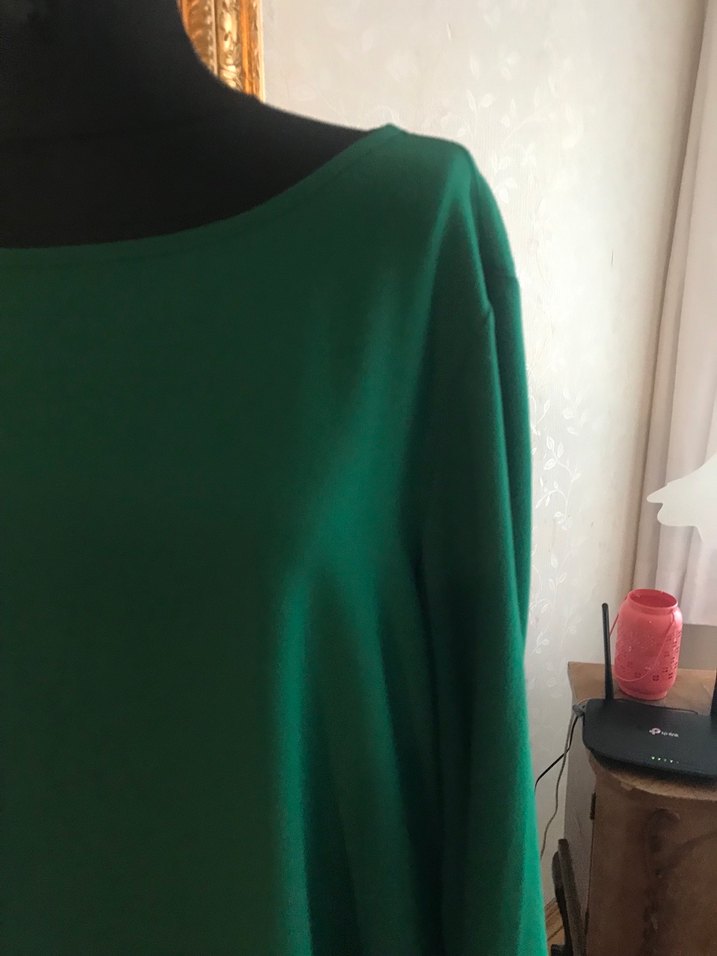 Uzun Kollu Yeşil tunik - Görsel 4