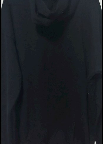 Siyah Kapüşonlu Fermuarlı Erkek Sweatshirt - Görsel 6