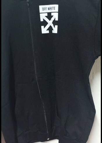 Siyah Kapüşonlu Fermuarlı Erkek Sweatshirt - Görsel 3