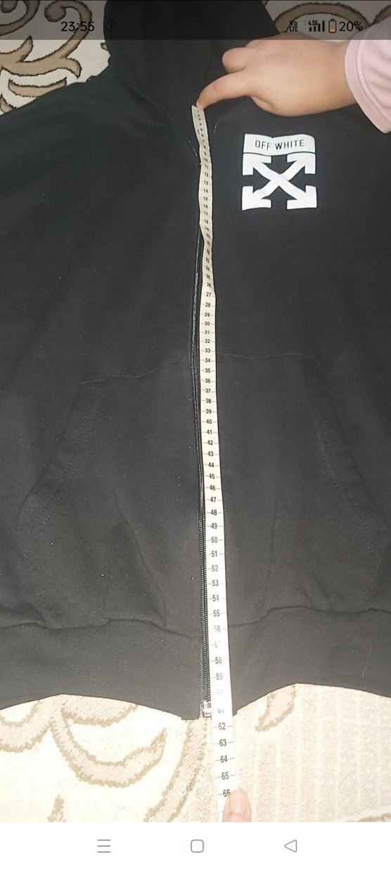 Siyah Kapüşonlu Fermuarlı Erkek Sweatshirt - Görsel 5