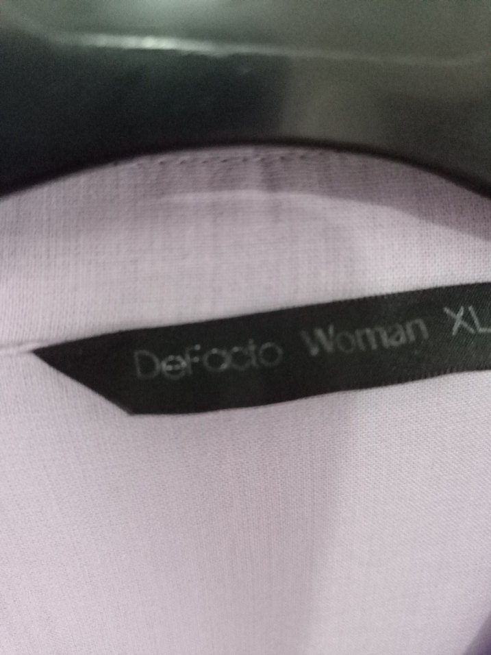 Mor Denim Uzun Kollu Gömlek - Görsel 3