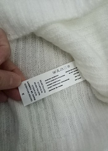 Beyaz Kadın Triko Bluz - Görsel 3