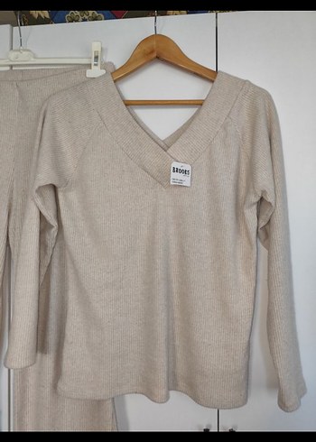 Bej Kadın Triko takim - Görsel 3