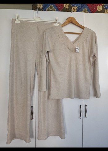 Bej Kadın Triko takim - Görsel 2