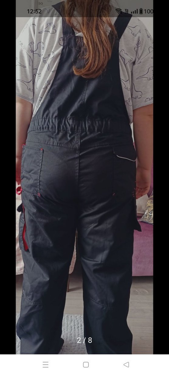 Erkek salopet askılı tulum iş kıyafeti - Görsel 2