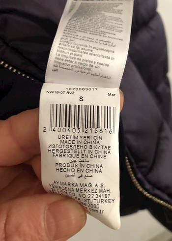 Mor Kürklü Kadın Kışlık Mont - Görsel 3