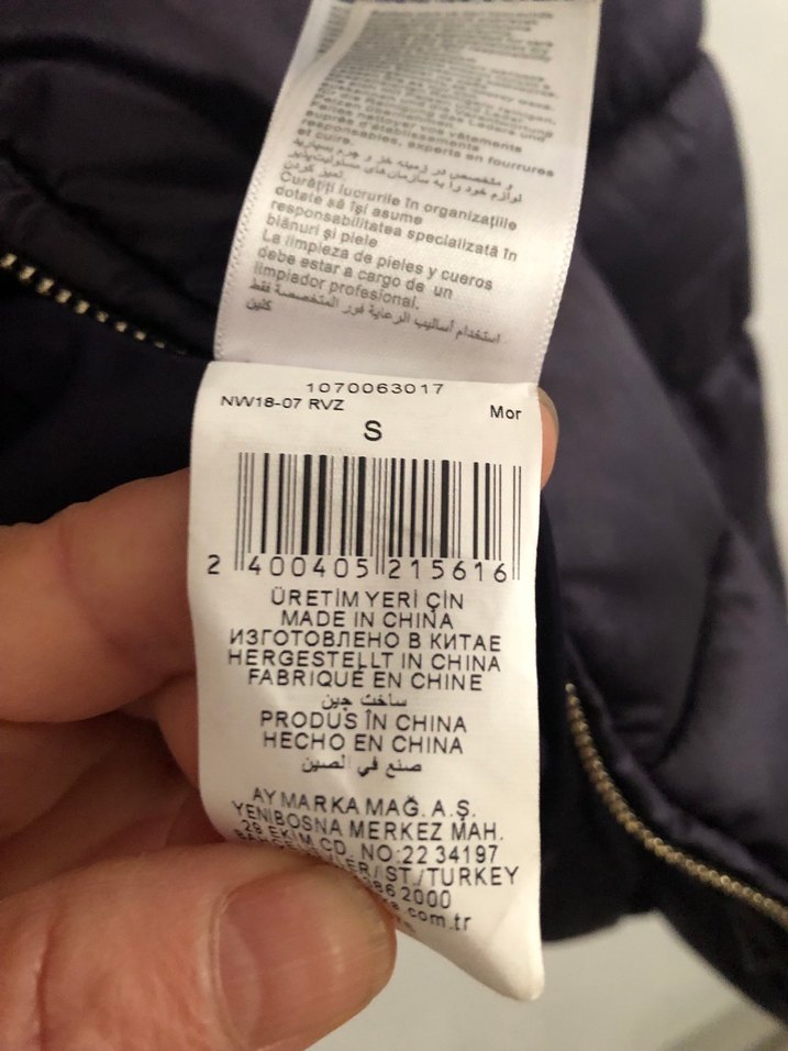 Mor Kürklü Kadın Kışlık Mont - Görsel 3