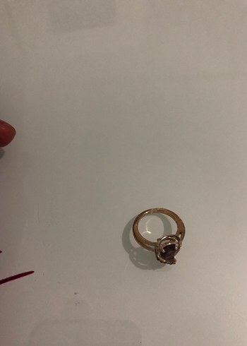 Mor Taşlı Vintage Kadın Yüzük - Görsel 4