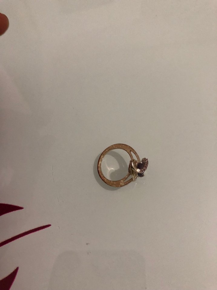 Mor Taşlı Vintage Kadın Yüzük - Görsel 3