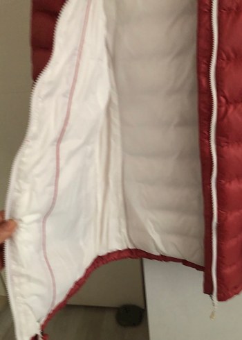 Kırmızı Kadın Fermuarlı Mont kaztüyü mont - Görsel 9