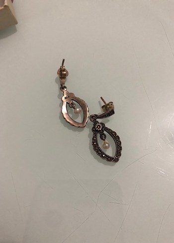 Gümüş küpe - Görsel 6