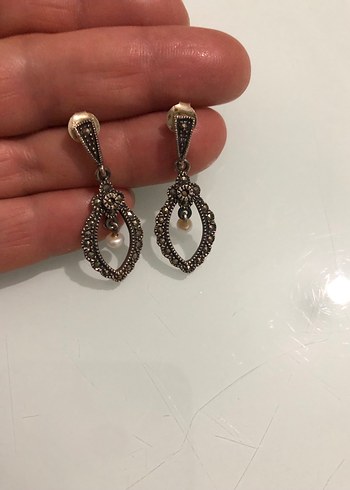 Gümüş küpe - Görsel 8