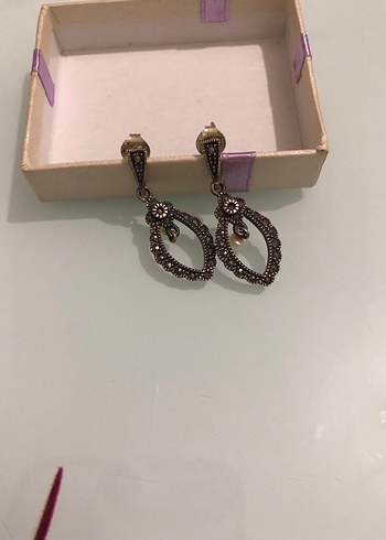 Gümüş küpe - Görsel 4