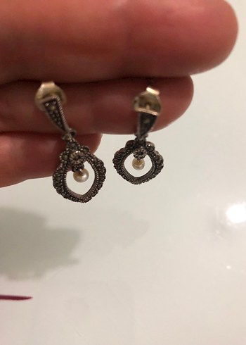 Gümüş küpe - Görsel 9