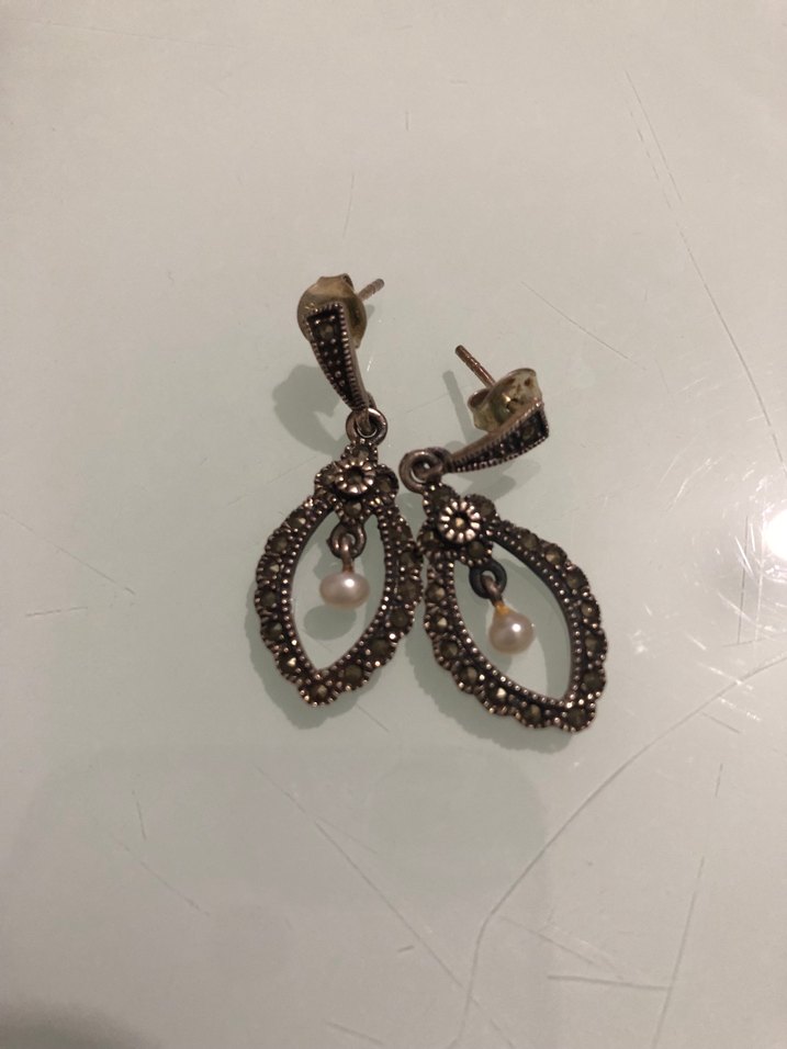 Gümüş küpe - Görsel 3