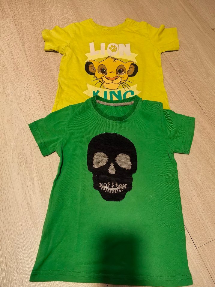 Yeşil Erkek Çocuk Kısa Kollu Baskılı Tişört - Görsel 2