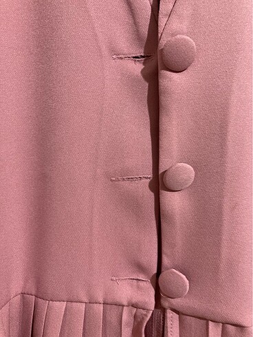 m Beden pembe Renk PİLİSELİ BLAZER CEKET