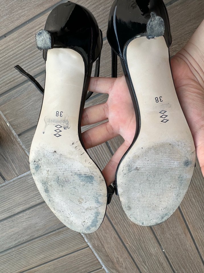 İnce bantlı topuklu - Görsel 3