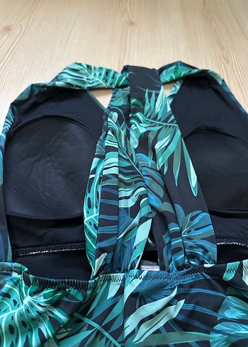 Penti Yeşil Tropikal Desenli Kadın Mayo - Görsel 5