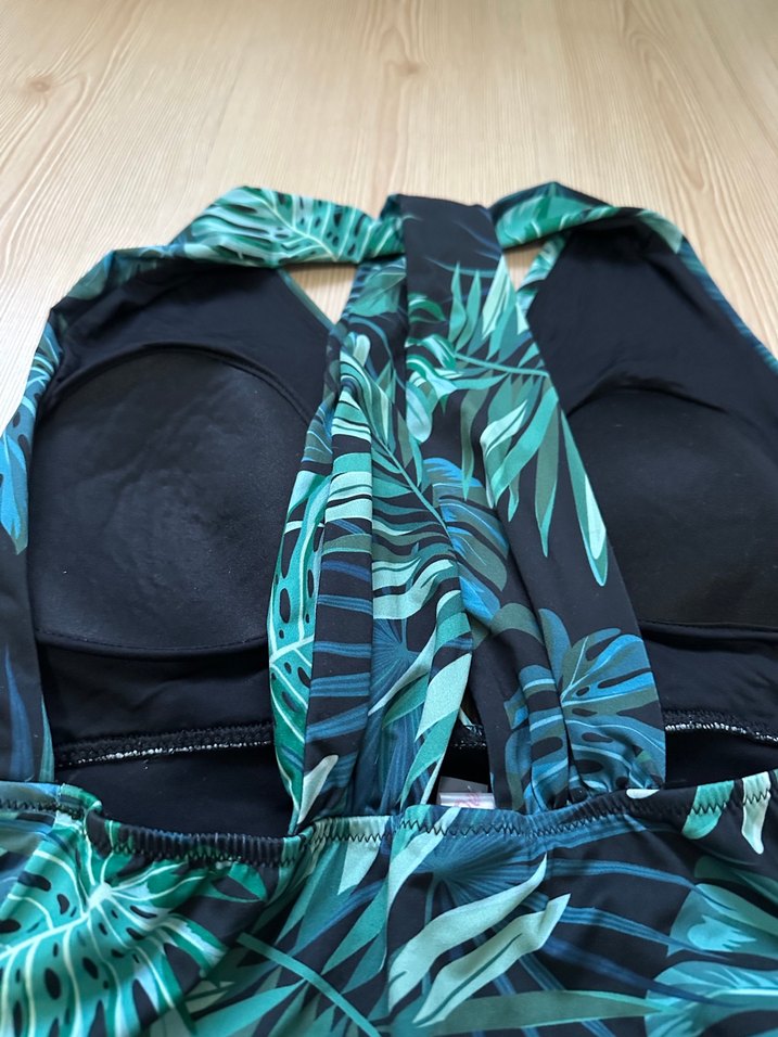 Penti Yeşil Tropikal Desenli Kadın Mayo - Görsel 5