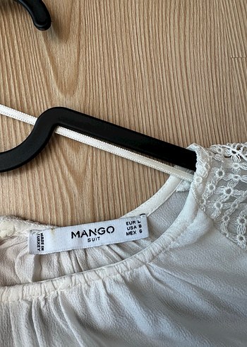 Dantel Detaylı Beyaz Bohem Uzun Kollu Bluz - Görsel 3