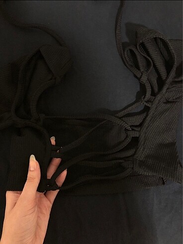 Stradivarius Sırt Dekolteli Bluz