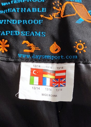 inter kayak Gri Erkek Kayak takımı  Pantolonu, Kemerli,14 yas - Görsel 6