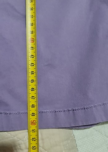 Kadın Lila Pamuklu Şort - Görsel 5