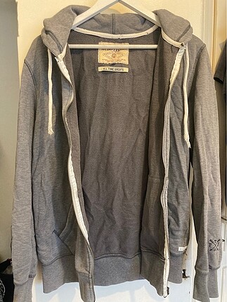 Mudo Fermuarlı Kapüşonlu Sweatshirt/ Hırka