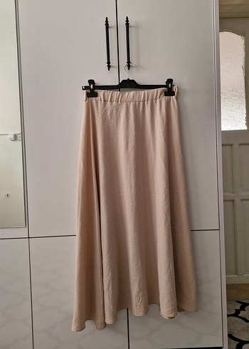 Bej Düğmeli Bohem etek ikili takım - Görsel 2