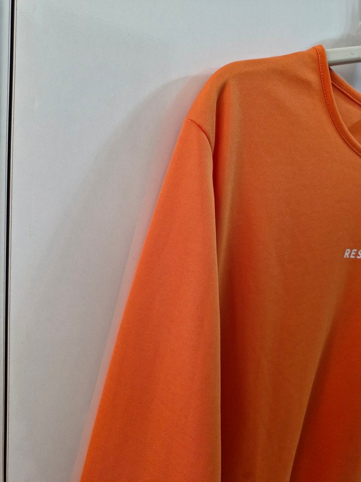 turuncu uzun swetshirt tunik - Görsel 2