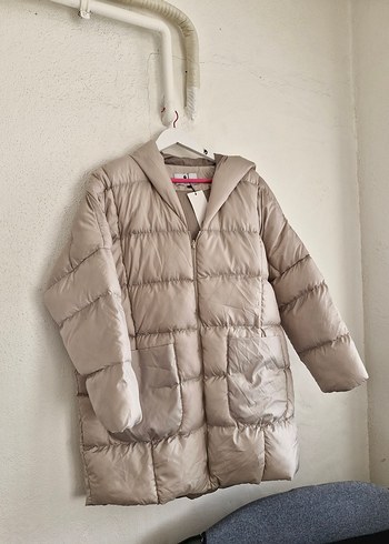 Bej  Kadın Kışlık mont - Görsel 2