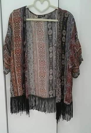 Püsküllü kimono 