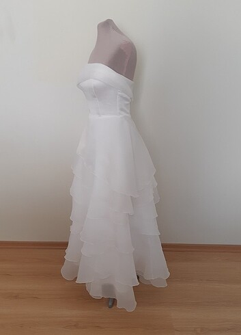 Organze Nikah Elbisesi/ Gelinlik - Görsel 3