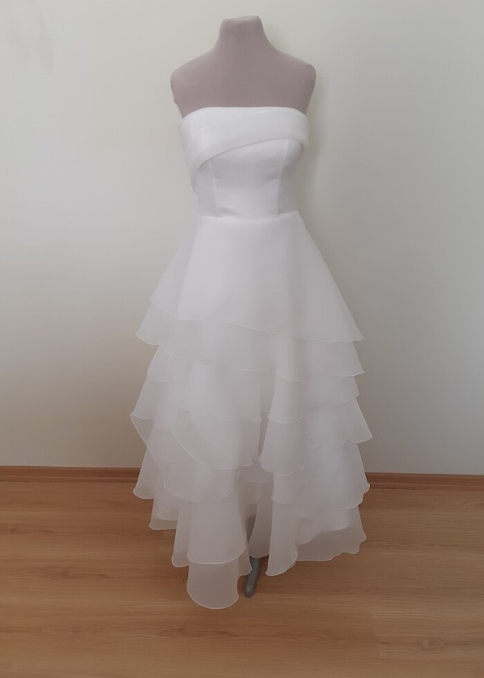 Organze Nikah Elbisesi/ Gelinlik - Görsel 2